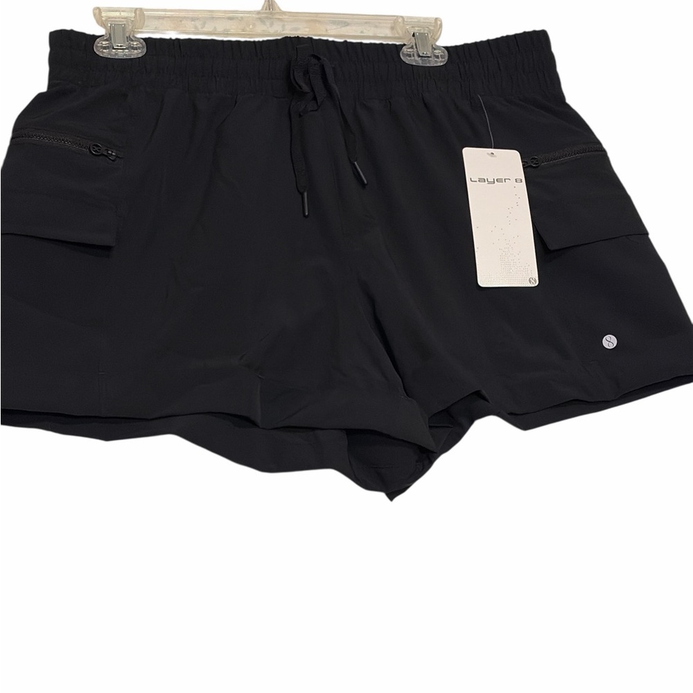 Layer 8 Black Athletic Shorts